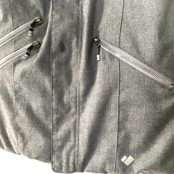 Obermeyer Girls June Insulated Ski/Snow Jacket Gray - Picture 4 of 14
